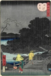 Éjszakai eső a Makura-hídnál, 1861. november